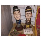 Laural and Hardy 1971 Chalkware listed on EBay for $445, now $150 for both