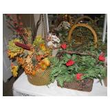 Artifical flower baskets