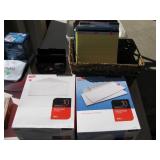 Paper, envelopes, etc. 