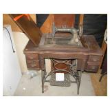 Antique Sewing machine with cabinet $199