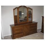 Dresser with mirror $125