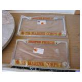 USMC license plate holders 