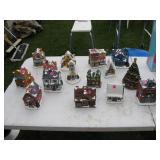 Ceramic village housses $5 each