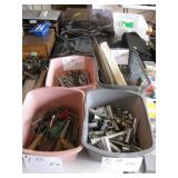 Misc. sockets, screw drivers, combo wrenches, files, etc. $1 each
