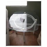 Glass table $25