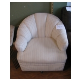 Two barrel chairs $75 each
