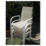 4 Outdoor chairs $5 ea.