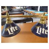 MILLER LITE BILLARDS LIGHT