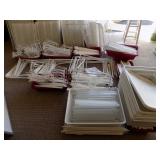 WIRE SHELVING W/ BRACKETS   - LARGE VOLUME 