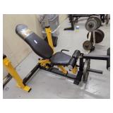 PowerTec STRENGTH WORKBENCH OLYMPIC BENCH W/ 45LB WEIGHT