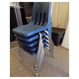 BLUE CHAIRS  QTY 5