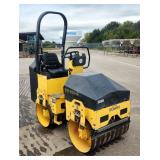 BOMAG BW 900-2 Vibratory Smooth Drum Roller Compactor WIth Water System, 322.23 Hours