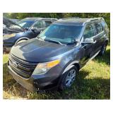 2013 Ford Explorer Police 4WD Sport Utility 4-DR SUV, VIN# 1FM5K8AR1DGA31374, Last Recorded Mileage 