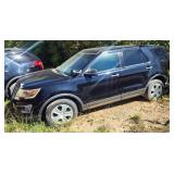 2016 Ford Explorer Police 4WD Sport Utility 4-DR SUV, VIN# 1FM5K8AT9GGC67772, Last Recorded Mileage 