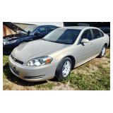 2010 Chevrolet Impala Gold Sedan Car, VIN# 2G1WA5EK7A1220605, Last Recorded Mileage 90,582, Kansas T