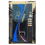 Crane National Vendors Cold Drink Vending Machine, Powers On
