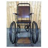 Vintage Rolling Wheelchair 