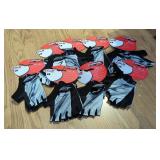 RavX Fit X Vented Gel Cycling Gloves Size Medium, Qty 8 Pair 