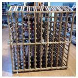 Wood Bottle Storage Rack 