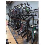 Multi-Tier Bicycle Rack, Approx 78" x 204" x 60" 