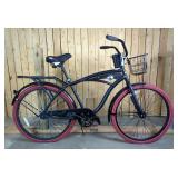Huffy Nel Lusso Perfect Fit Frame Cruiser Bicycle 