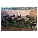 Vintage Novelty Six-Person Surrey Bicycle 