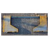 2025 Wolverine QMP1-16-10T Ecotric 3/8" Thick Quick Tach Cut Out Mount Plate, Unused 