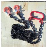 Heavy Duty 5/16" Lifting Chain With Hooks 