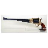 CVA/ A.S.M. Remington Model 1858 Army .44 Cal 6-Shot Black Powder Revolver SN# B77532, In Leather Ho