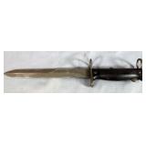 French FAMAS Bayonet, 8.5" Blade, In Scabbard