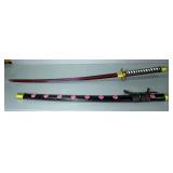 Katana Sword, 28.5" Blade, In Scabbard 