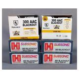 Monarch And Hornady 300 Blackout Ammo, Approx 180 Rds