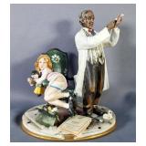 Capodimonte Porcelain Figurine "Girl at the Doctor