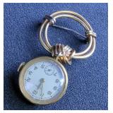 Revere Brooch Watch With Girl Scout Inscription 