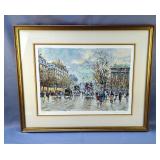 Antoine Boulet Untitled Lithograph, Signed And Numbered 