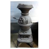 Vintage Cast Iron Wood Burning Stove