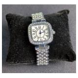 Womens Aurore Boreale Crystal Waves Watch 