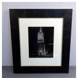 Kansas Citys AT&T Building Downtown Framed And Matted Photo, 18" x 16" 