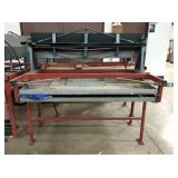 Roper Whitney Company Connecticut Bending Brake, Mounted On Table, Model 422 