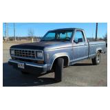 1986 Ford Ranger Pick Up Truck, VIN# 1FTBR10TXGUA05482 Odometer Reads 61,394 Miles