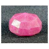Oval Cut Ruby Gemstone 