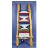 Casa Gungini Wool Blanket On Wood Ladder 