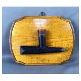 Catlinite Stone Pipe With Display Plaque