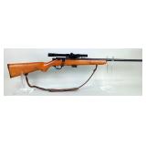 Marlin 25 .22 SLLR Bolt Action Rifle SN# 16687662, Glenfield 4x15 Scope, Leather Sling 