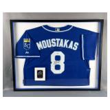 Mike Moustakas Autographed Kansas City Royals Jersey With Topps Museum Collection Autographed Tradin