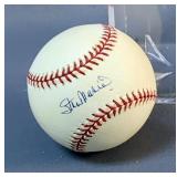 Stan Musial (HOF) Autographed Baseball With PSA/DNA Authentication Sticker And Card, In Display Box 