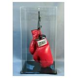 Muhammad Ali (HOF) Autographed Boxing Gloves, In Display Case 