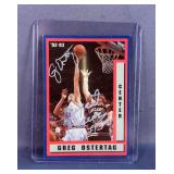 Kansas Jayhawks Autographed Basketball And Trading Cards, Including Roy Williams (HOF) 