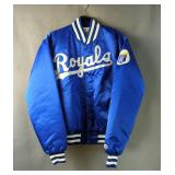 Kansas City Royals Satin Starter Jacket, Sz L 