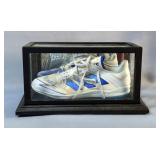 Whit Merrifield Kansas City Royals Autographed Cleat With MLB Authentication Sticker, In Display Cas